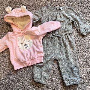 Baby Bundle - 3-6mos - Carter’s and Old Navy - Romper and Jacket